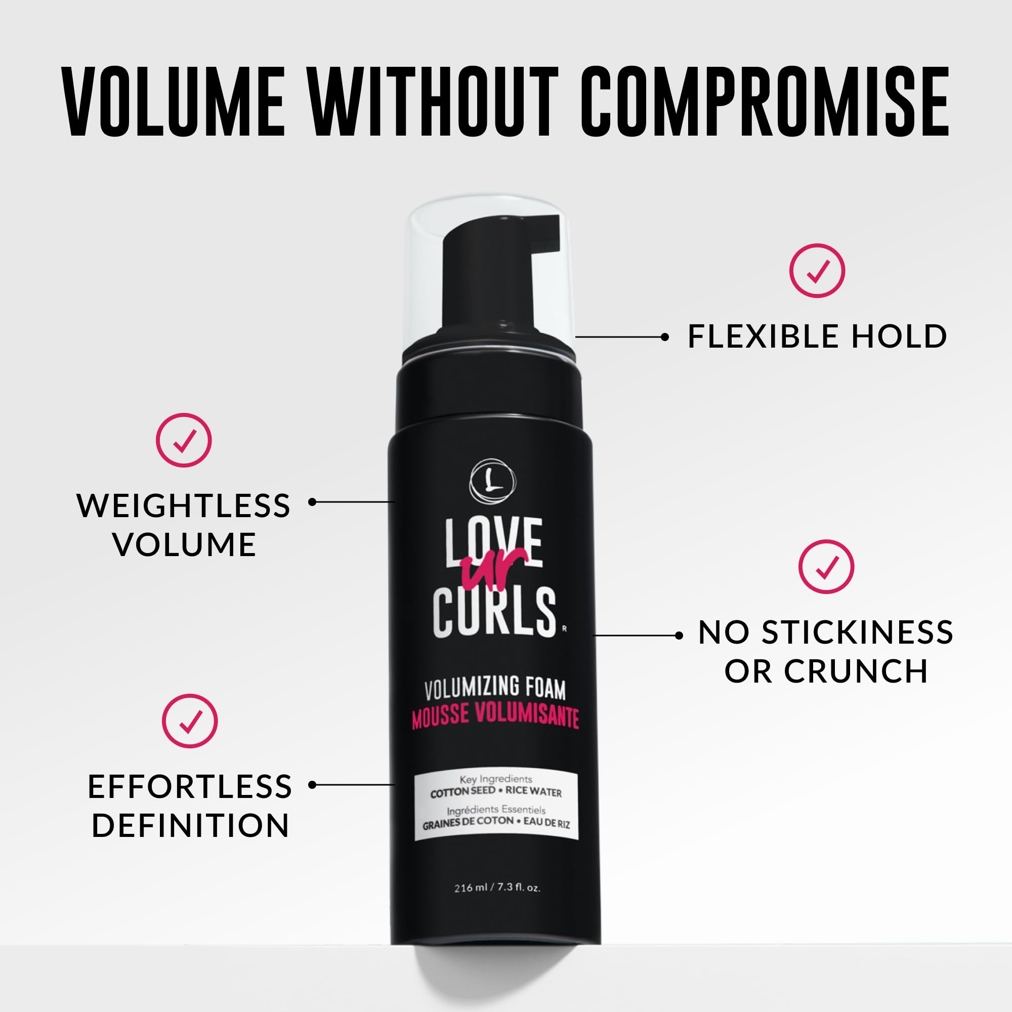 Love Ur Curls bottle on bathroom shelf ready for quick-dry styling.