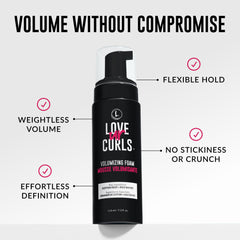 Love Ur Curls bottle on bathroom shelf ready for quick-dry styling.