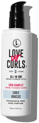 Love Ur Curls crema definidora sin fragancia para rizos suaves y definidos.