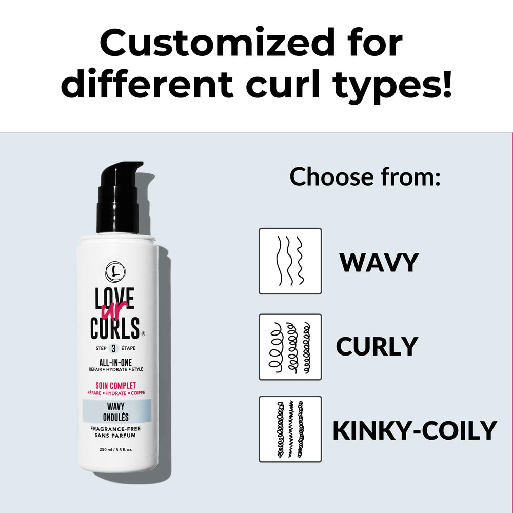 Love Ur Curls shea butter enriched formula nourishes curls