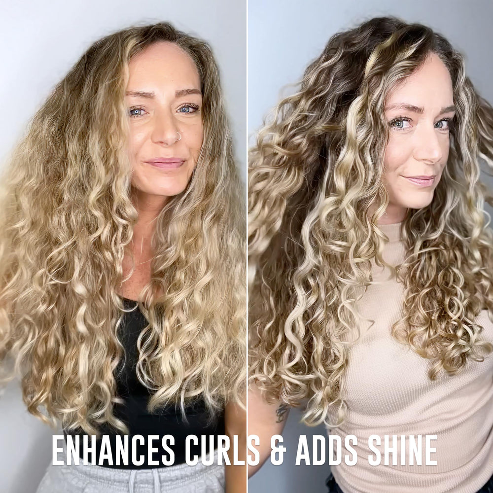 Love Ur Curls gel ingredients feature acai, passion fruit, and rice bran for shine.