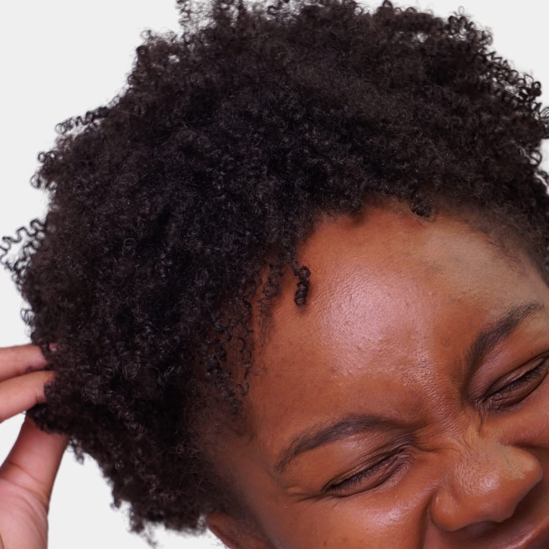 Love Ur Curls bottle on shelf communicates vegan, cruelty-free credentials.