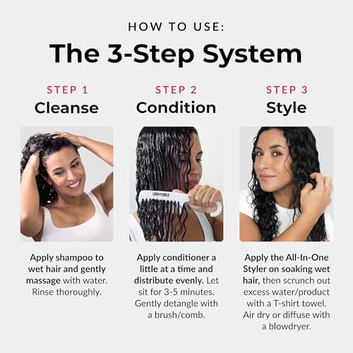 Love Ur Curls money-back guarantee banner communicates risk-free trial.