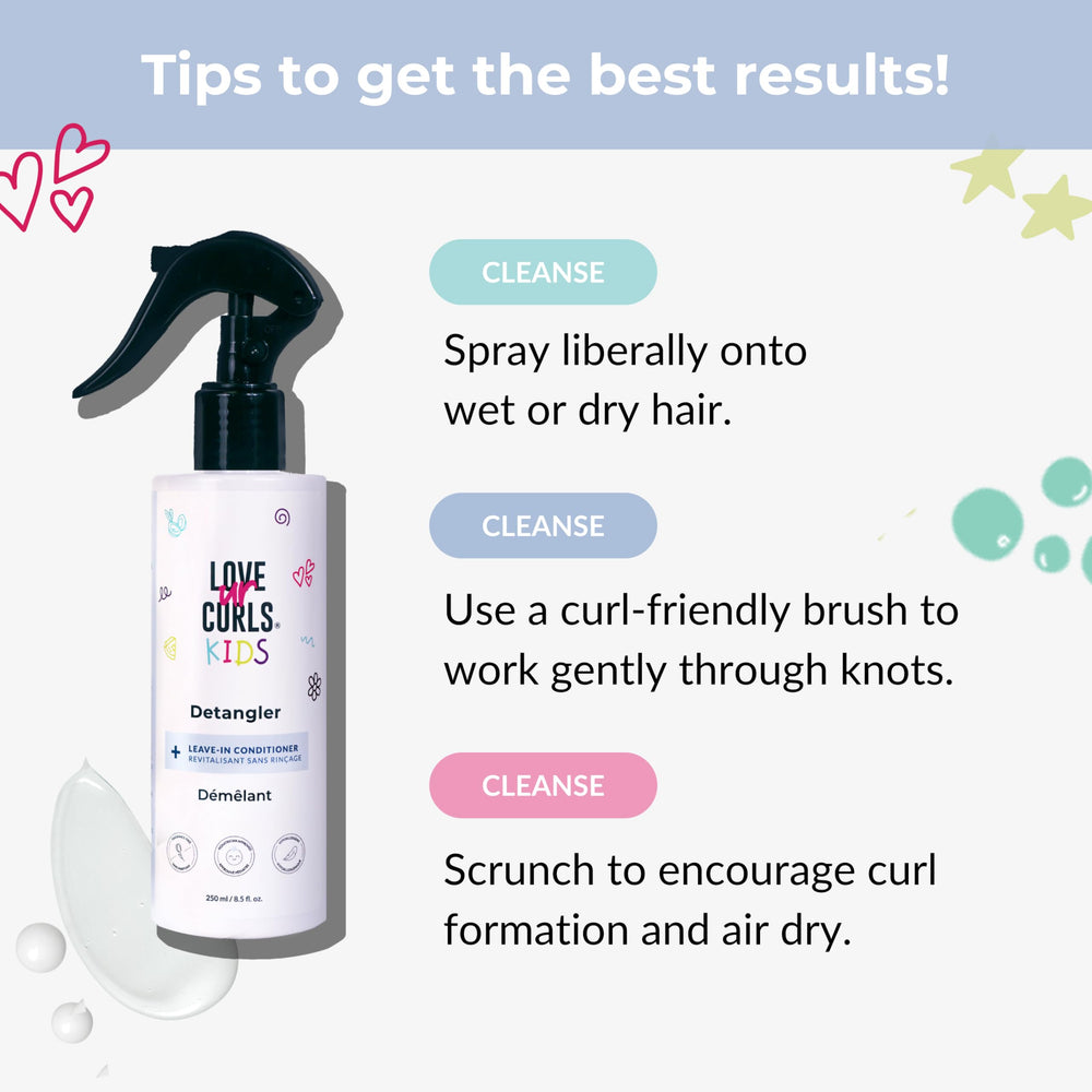 Love Ur Curls para niños, devolución de 30 días si no estás satisfecho.