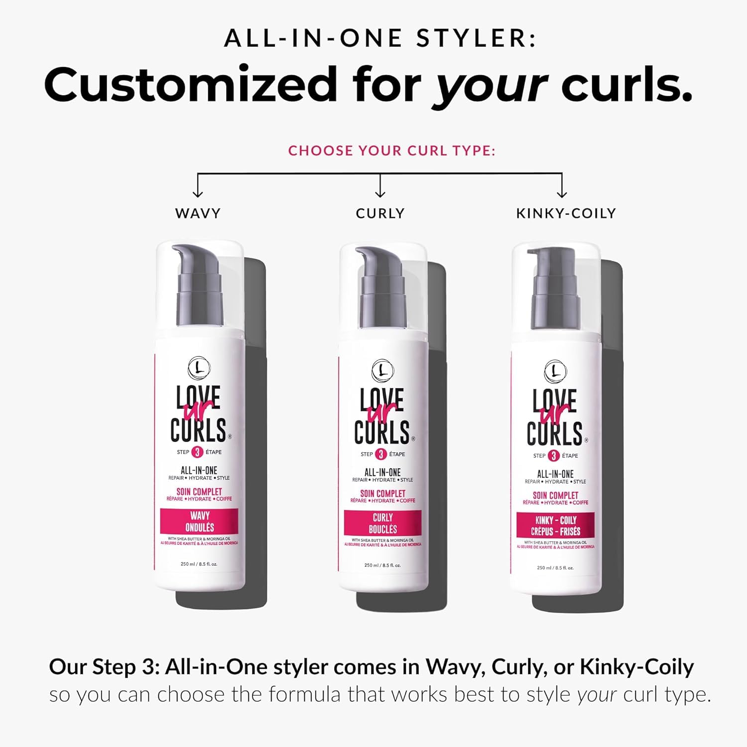 Love Ur Curls Shea Butter hair care product for nourishment.
