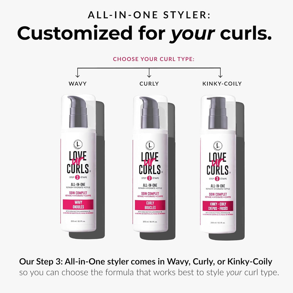 Love Ur Curls Shea Butter hair care product for nourishment.