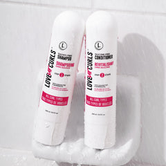 Love Ur Curls shea butter jar closeup highlights nourishing care for hair.