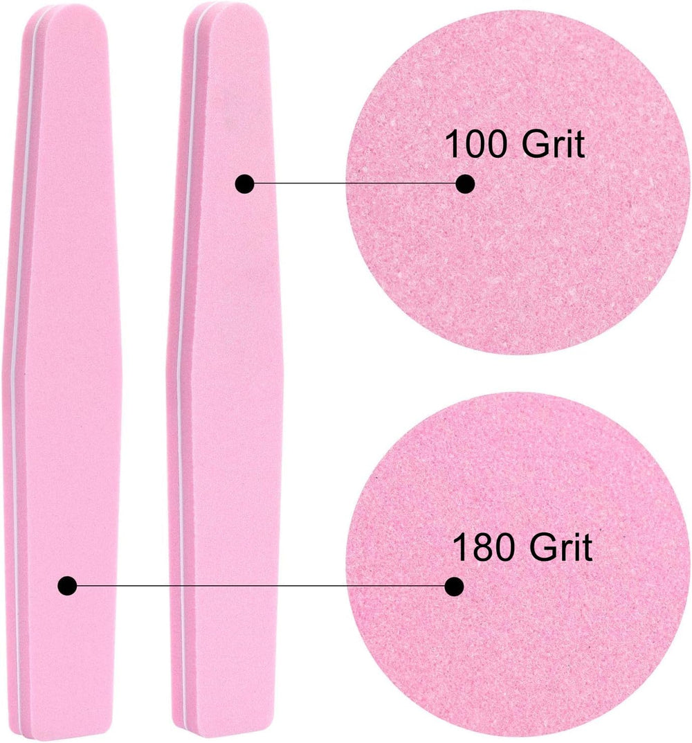 LoveBB Nail Buffers 100-180 grit for shaping and prep before polish