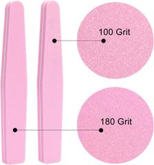 LoveBB Nail Buffers 100-180 grit for shaping and prep before polish