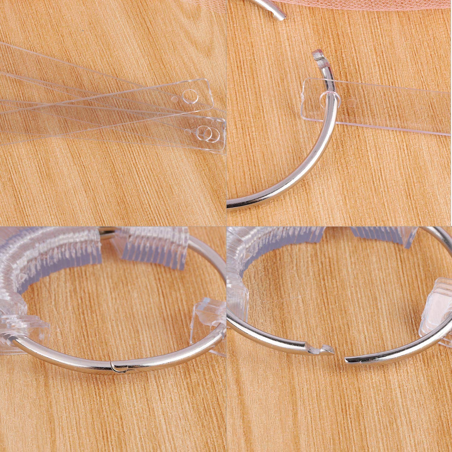 LoveBB numbered swatches with rings for organized shade codes.