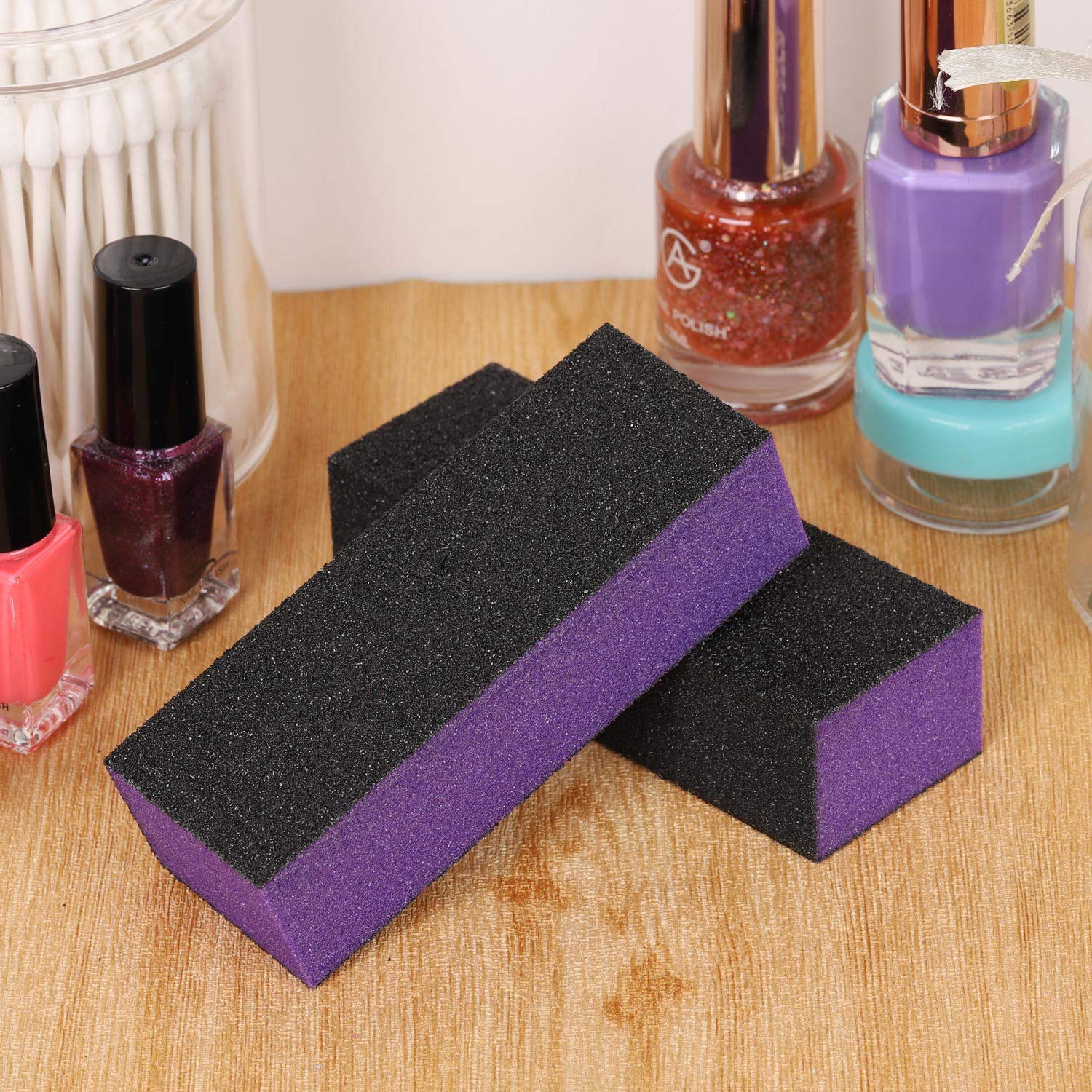 Compact LoveBB nail buffer block for portable manicure sessions