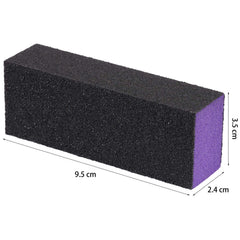 Close-up of LoveBB sponge material on a nail buffer