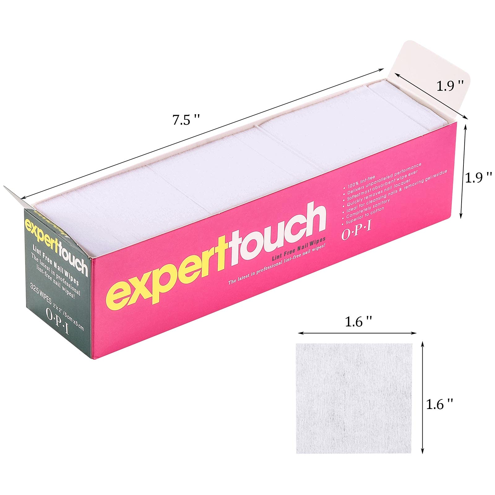 LoveBB toallitas con alta absorción y suavidad para remover esmalte con precisión.