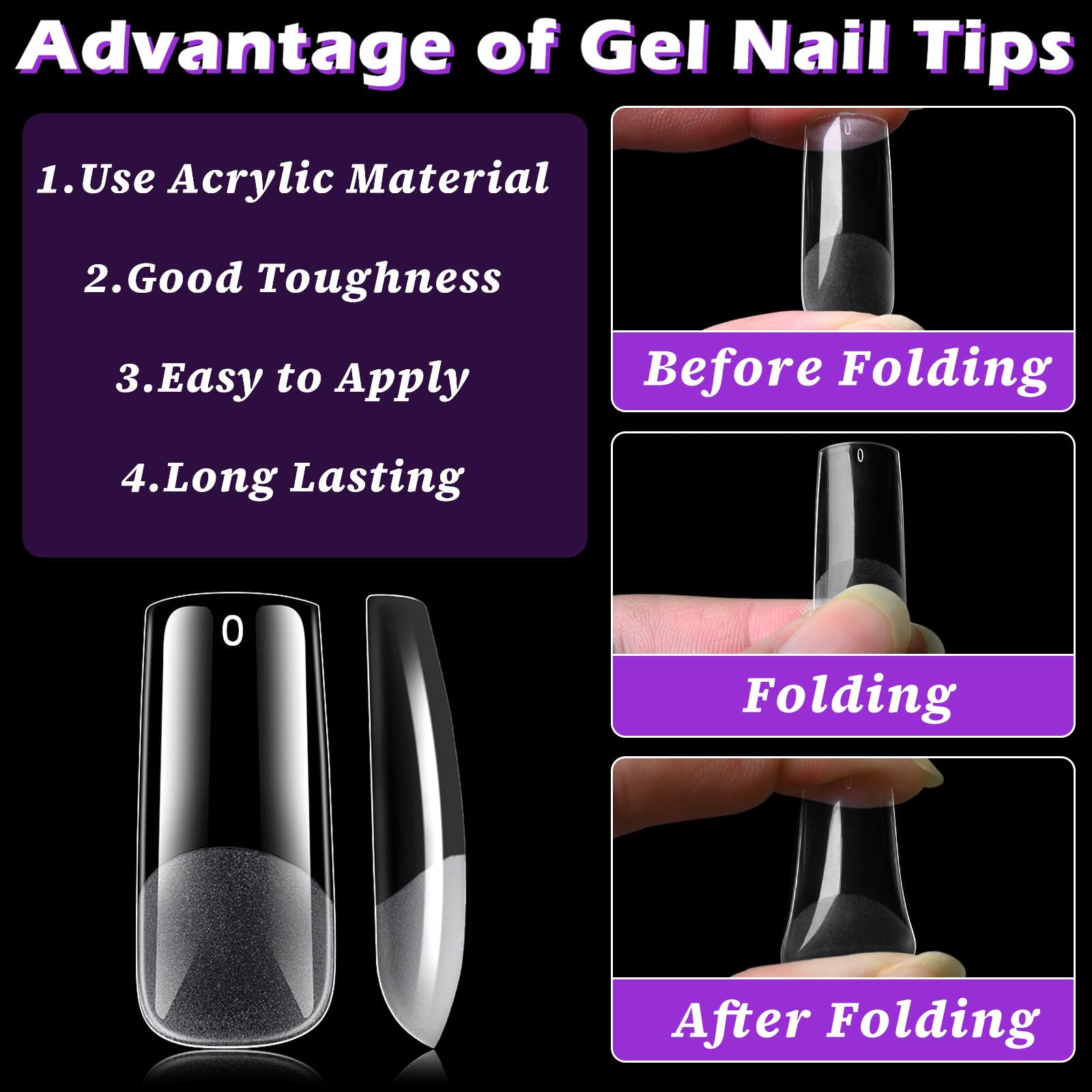 LoveOurHome durable gel tips support everyday typing and activities.