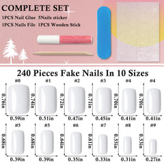 LoveOurHome nail glue tube and stickers for secure, tidy application.