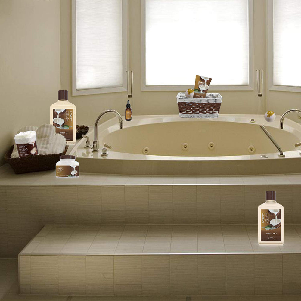 Lovery-bath-salt: calming bath salt to unwind after a long day.