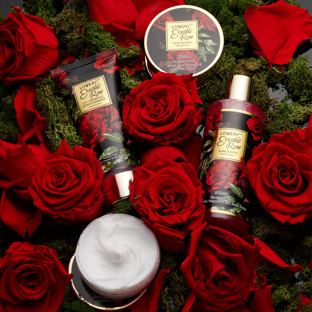 Lovery body lotion rose spa kit nourishing skin for everyday hydration