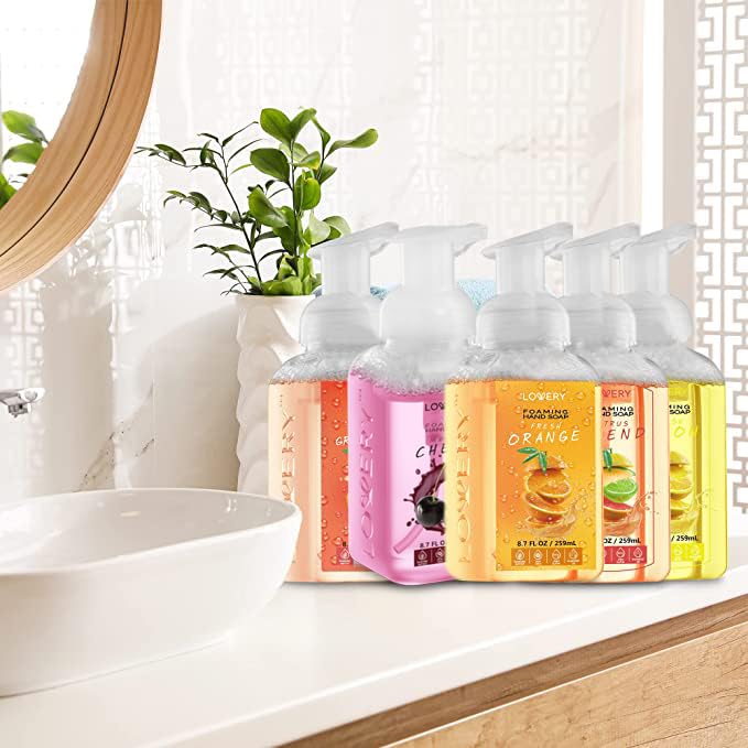 Lovery citrus blend fragrance display featuring lemon, orange, lime notes.