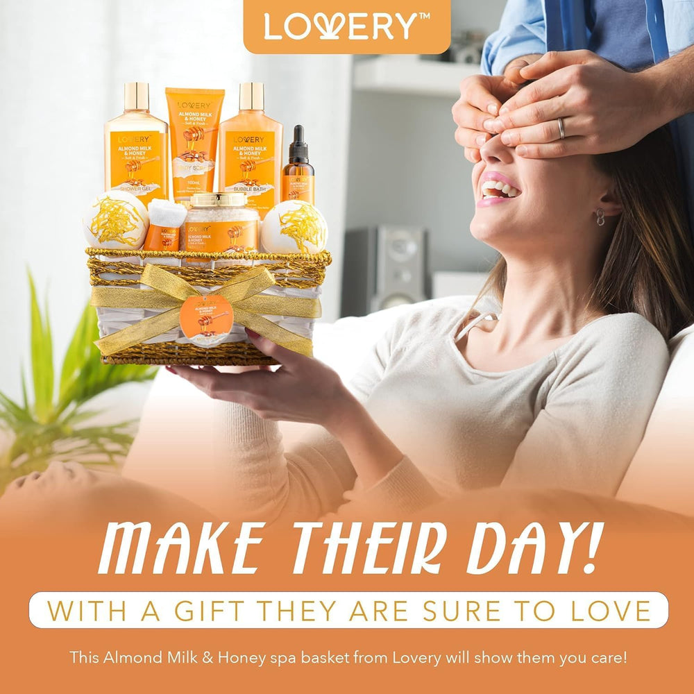 LOVERY hand towel with gift note card in elegant packaging for gifting