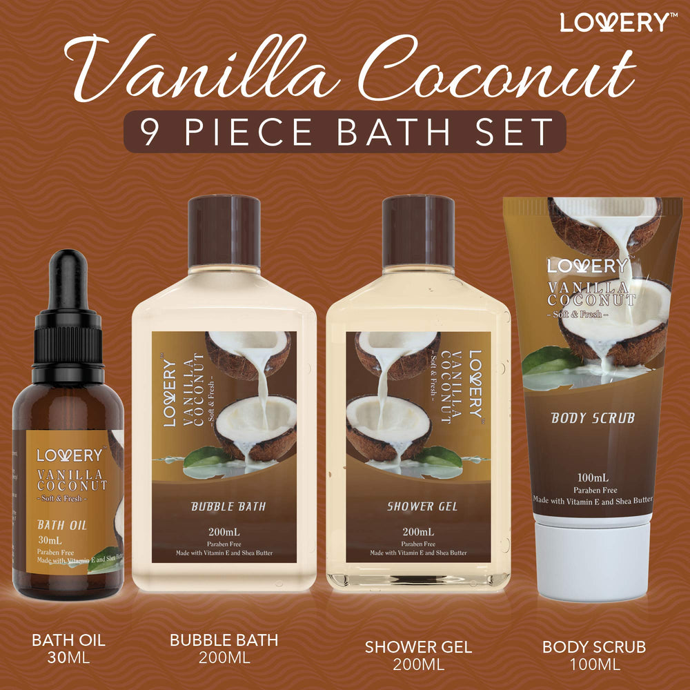 Lovery-vanilla-shower-gel: soothing vanilla scent for refreshing daily showers.