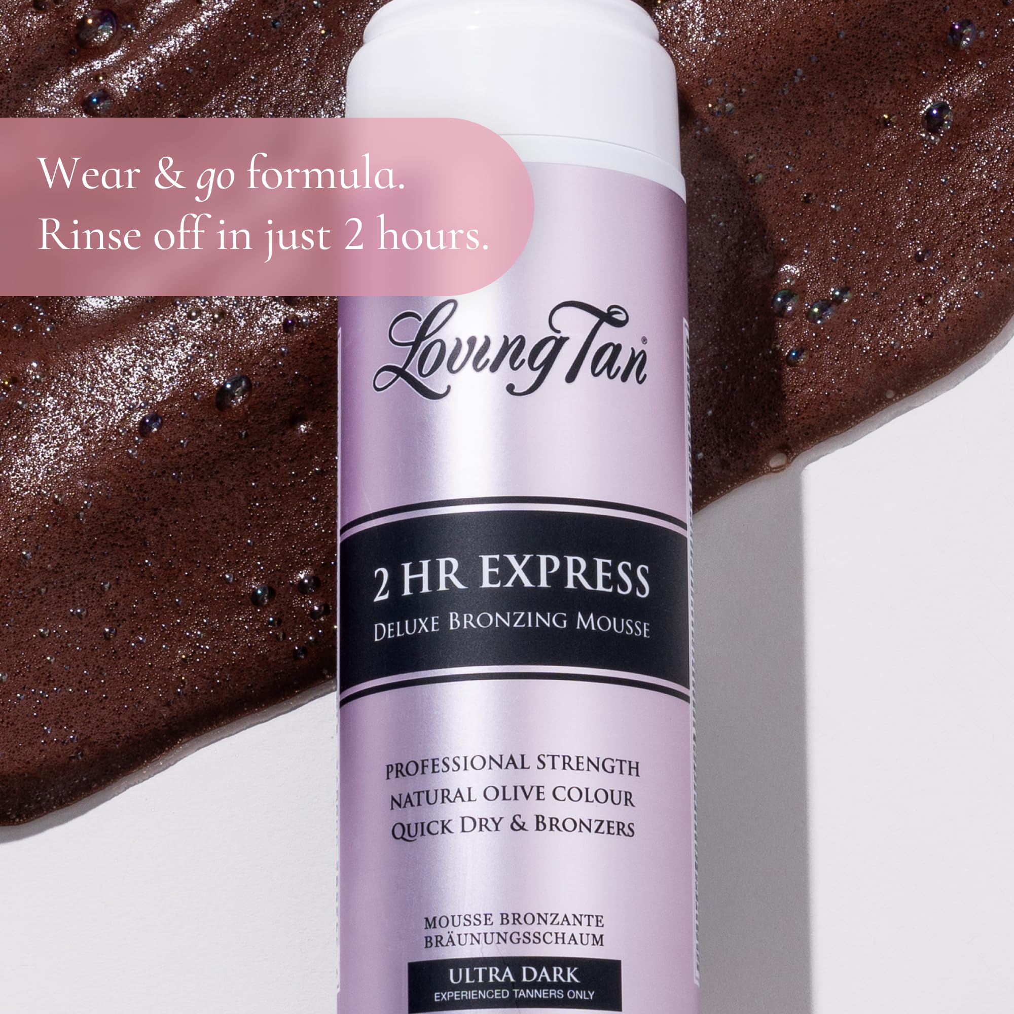 Loving Tan mousse drying quickly to reduce wait time