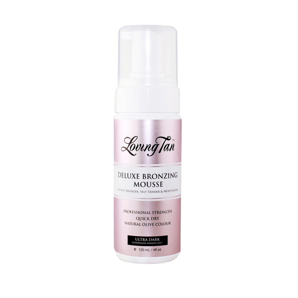 Loving Tan Deluxe Mousse applied with mitt for streak-free coverage.
