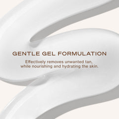 Loving Tan Deluxe Tan Remover Gel application ready to prime skin