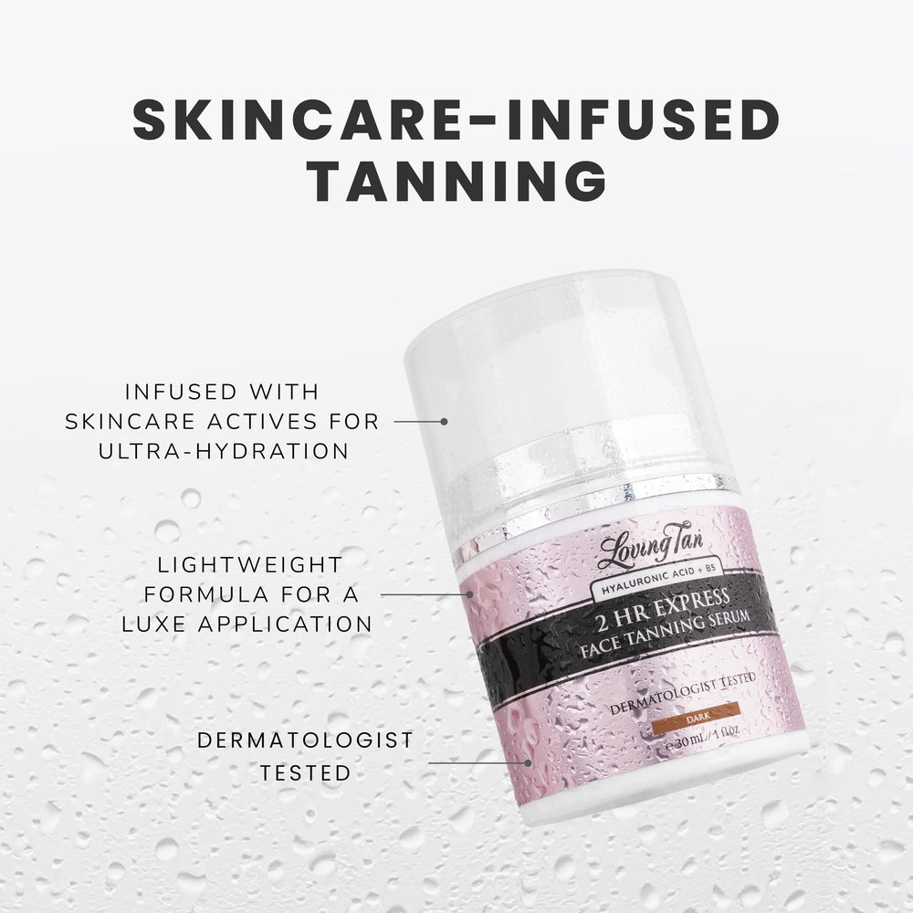 Loving Tan chamomile extract soothes and preserves skin comfort during tanning