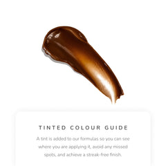 Loving Tan face-tanner colour guide demonstrates precise, streak-free application