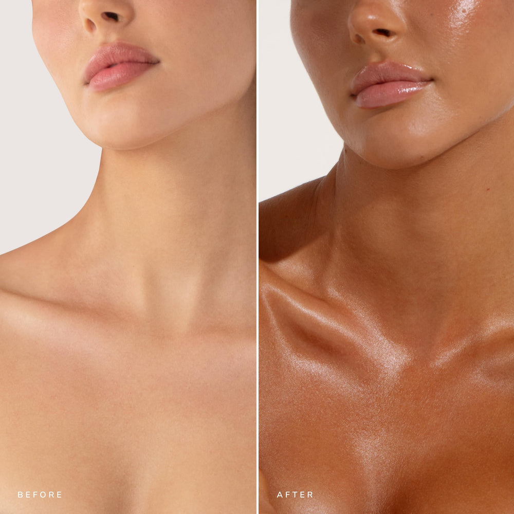 Loving Tan tinted colour guide ensures even coverage and confidence