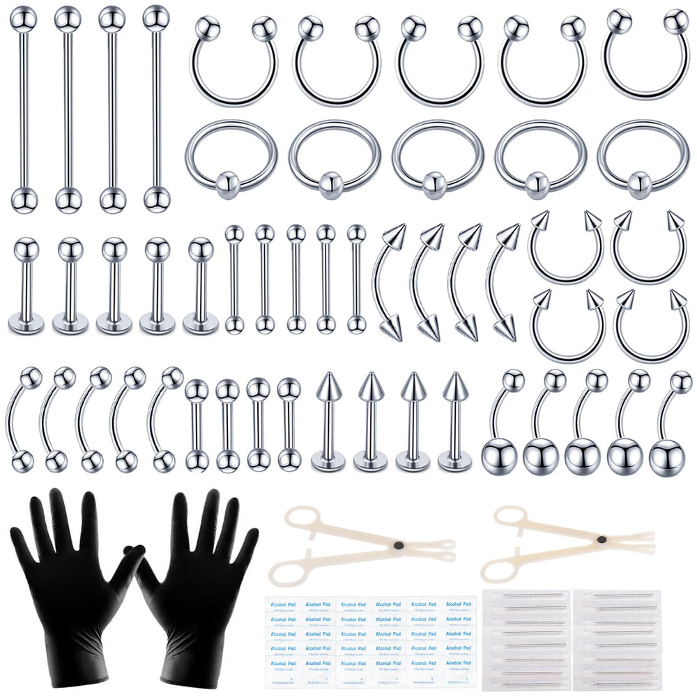 LÓYAL BOOK kit de perforación con joyería para varias perforaciones