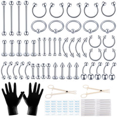 LÓYAL BOOK kit de perforación con joyería para varias perforaciones