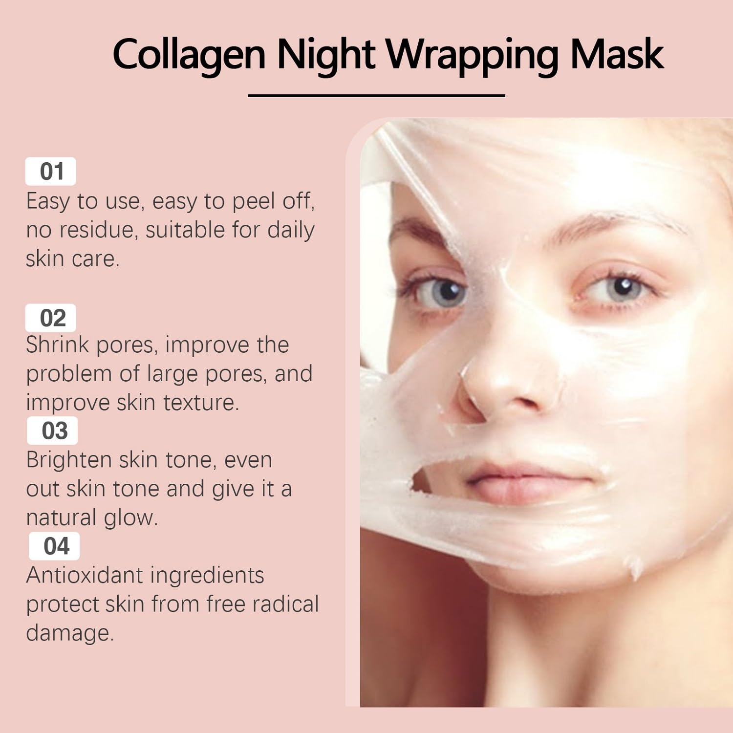 LOYOTICE Collagen: aplicación fácil con capa uniforme para piel más firme al despertar