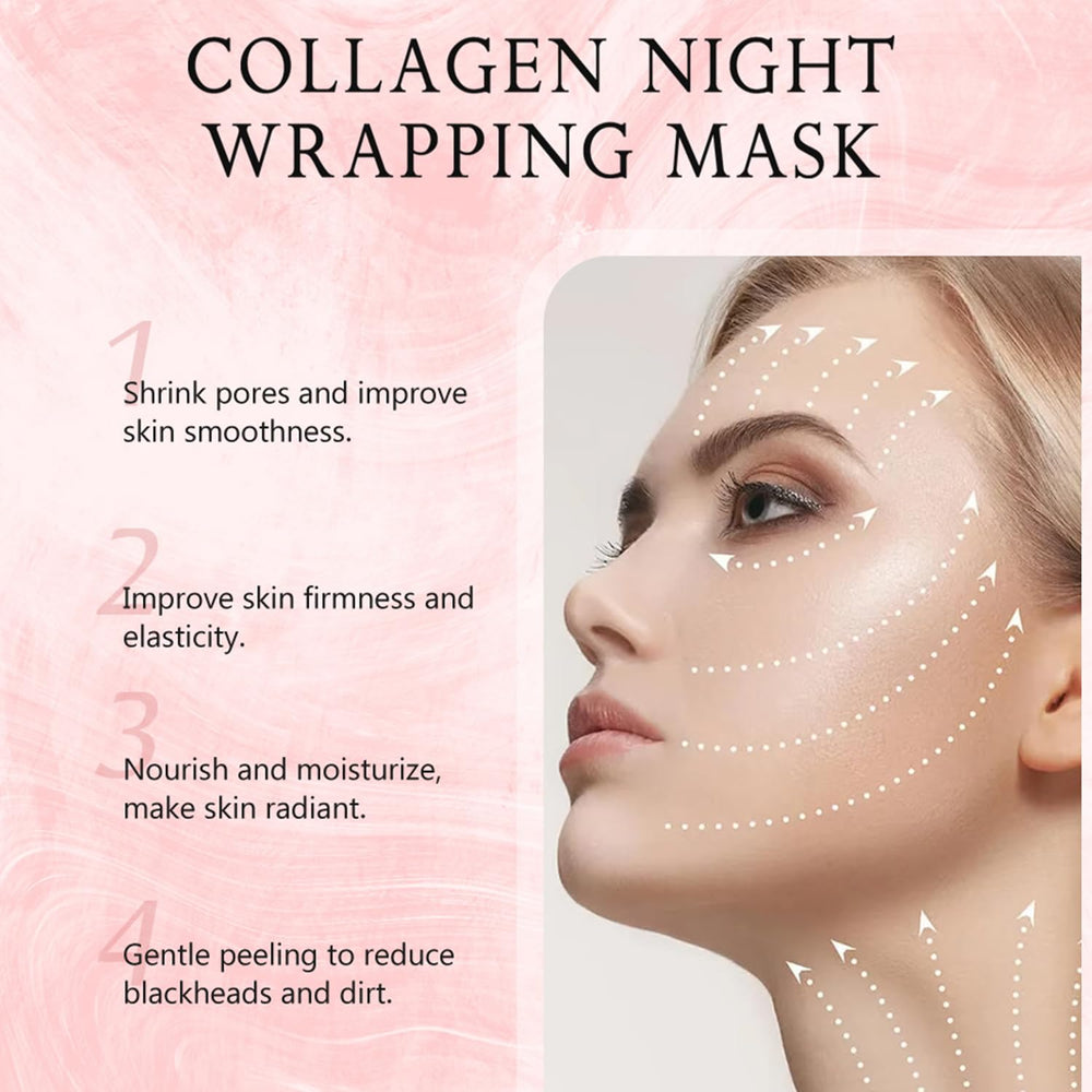 LOYOTICE Collagen: máscara facial reduce poros y mejora elasticidad al despertar