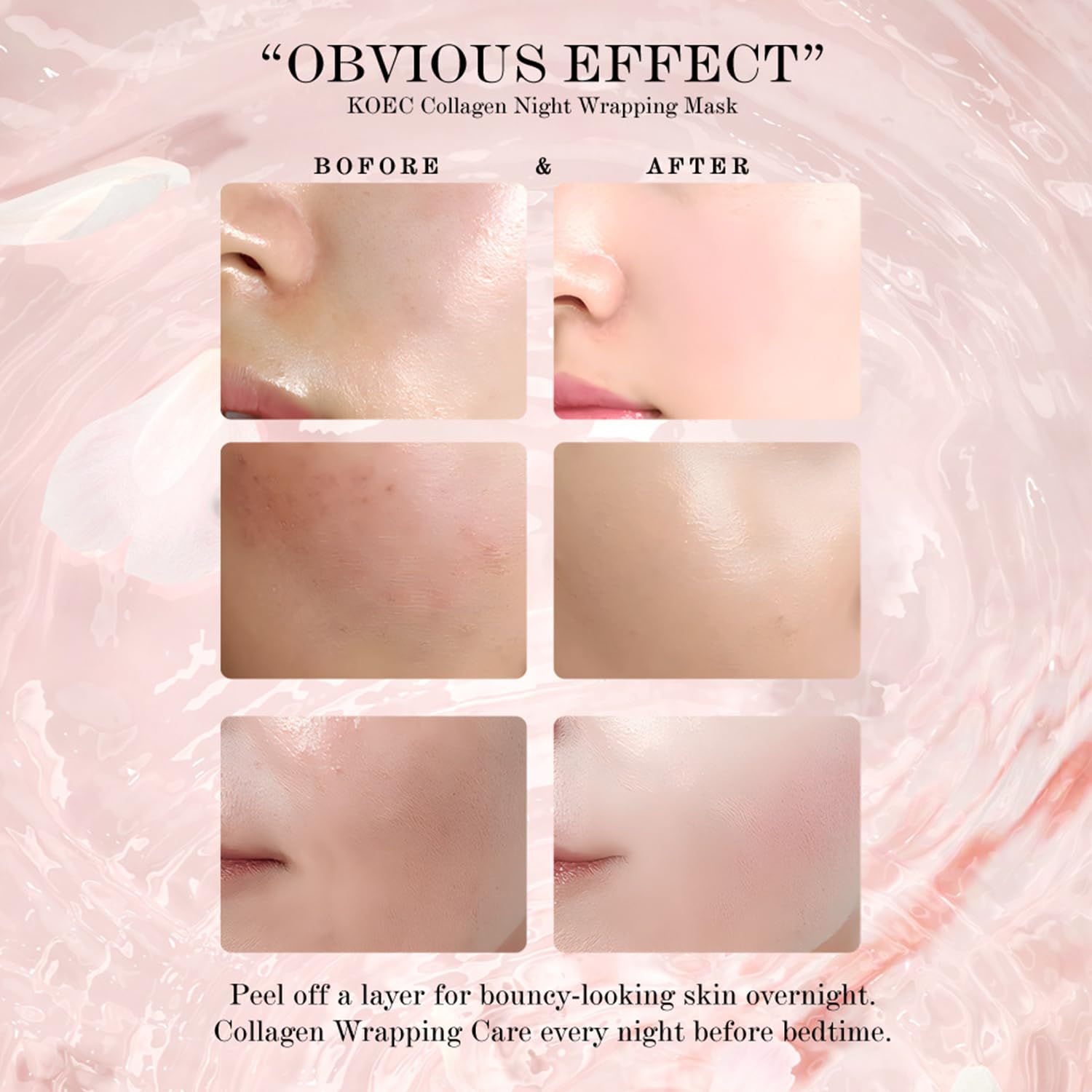 LOYOTICE Collagen: mascarilla despegable nocturna para piel relajada
