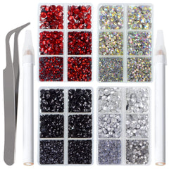 Piedras LPBeads hotfix cristal claro brillantes para manualidades y ropa.