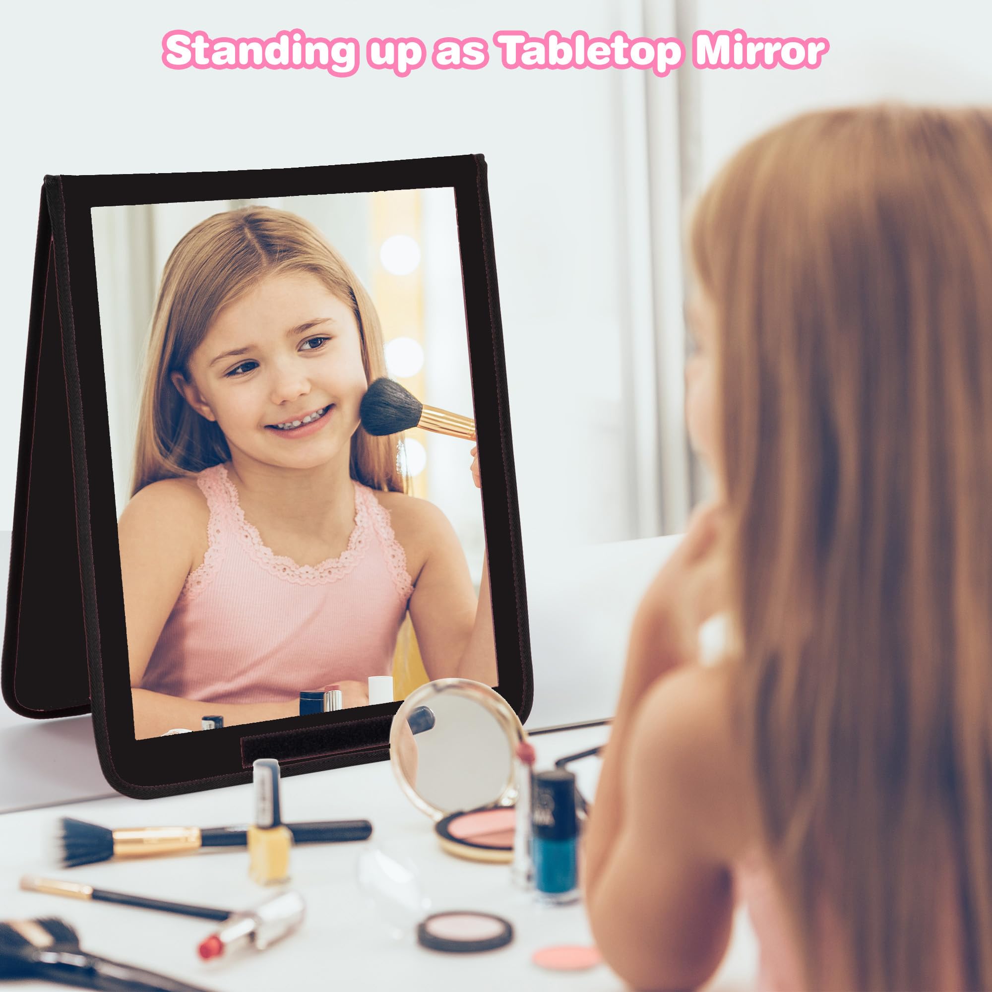 LPHUMEX portable lightweight full-length mirror ideal for on-the-go outfits.