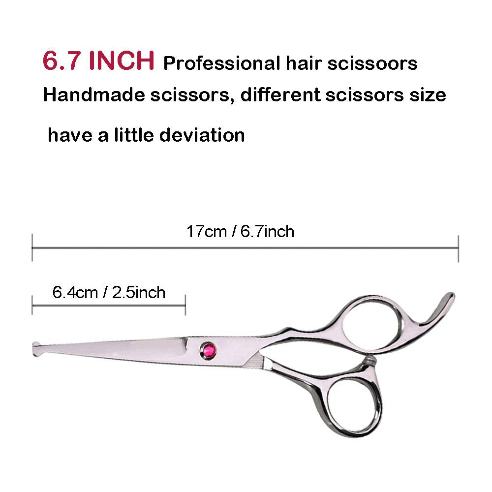 Lplpgg leather scissor case in red protects blades and keeps tools organized.