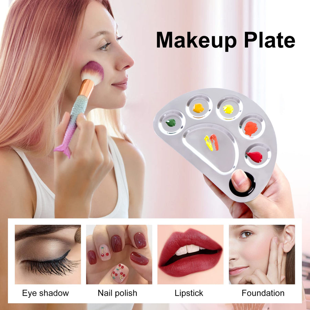 Uso profesional LQ-TT-CY-CX para mezclar base y sombras con precisión.