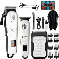 LQT Hair Clippers for Men with adjustable blades for versatile at-home haircuts.