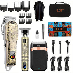 LQT hair clippers with LED display for battery status