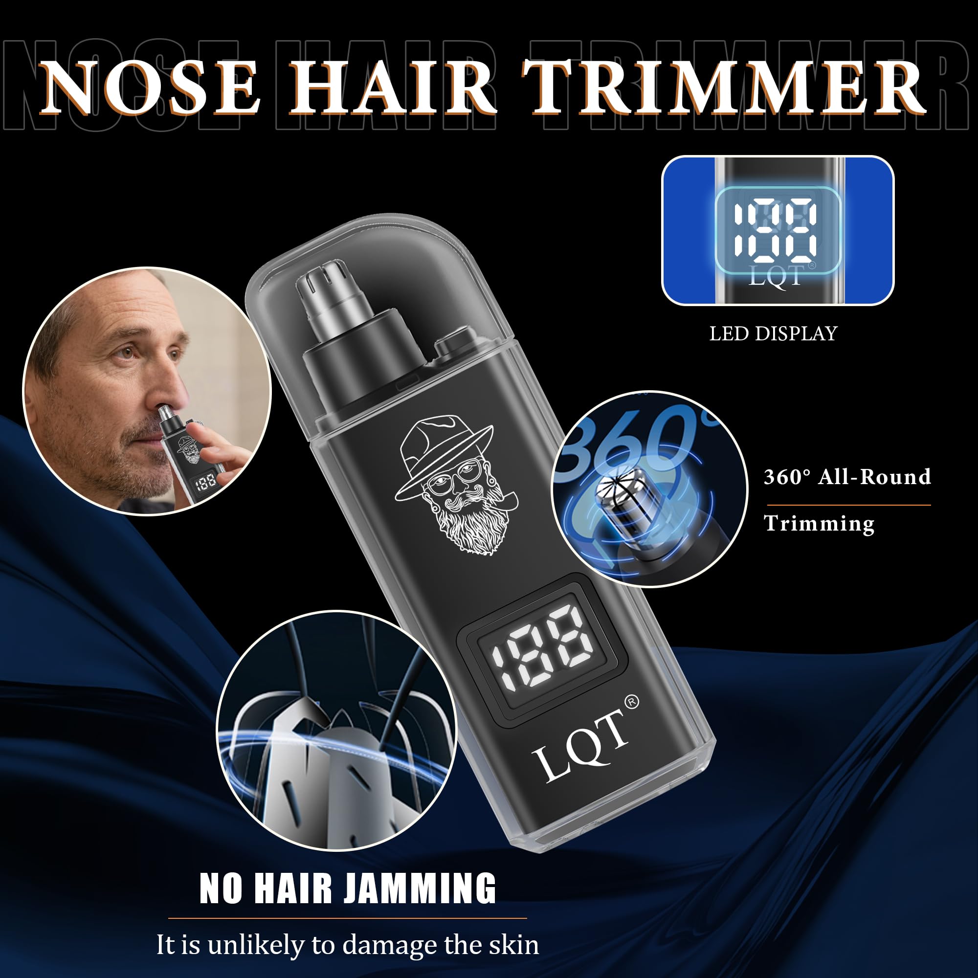 LQT haircutting cloth helps keep clothing clean during trims.