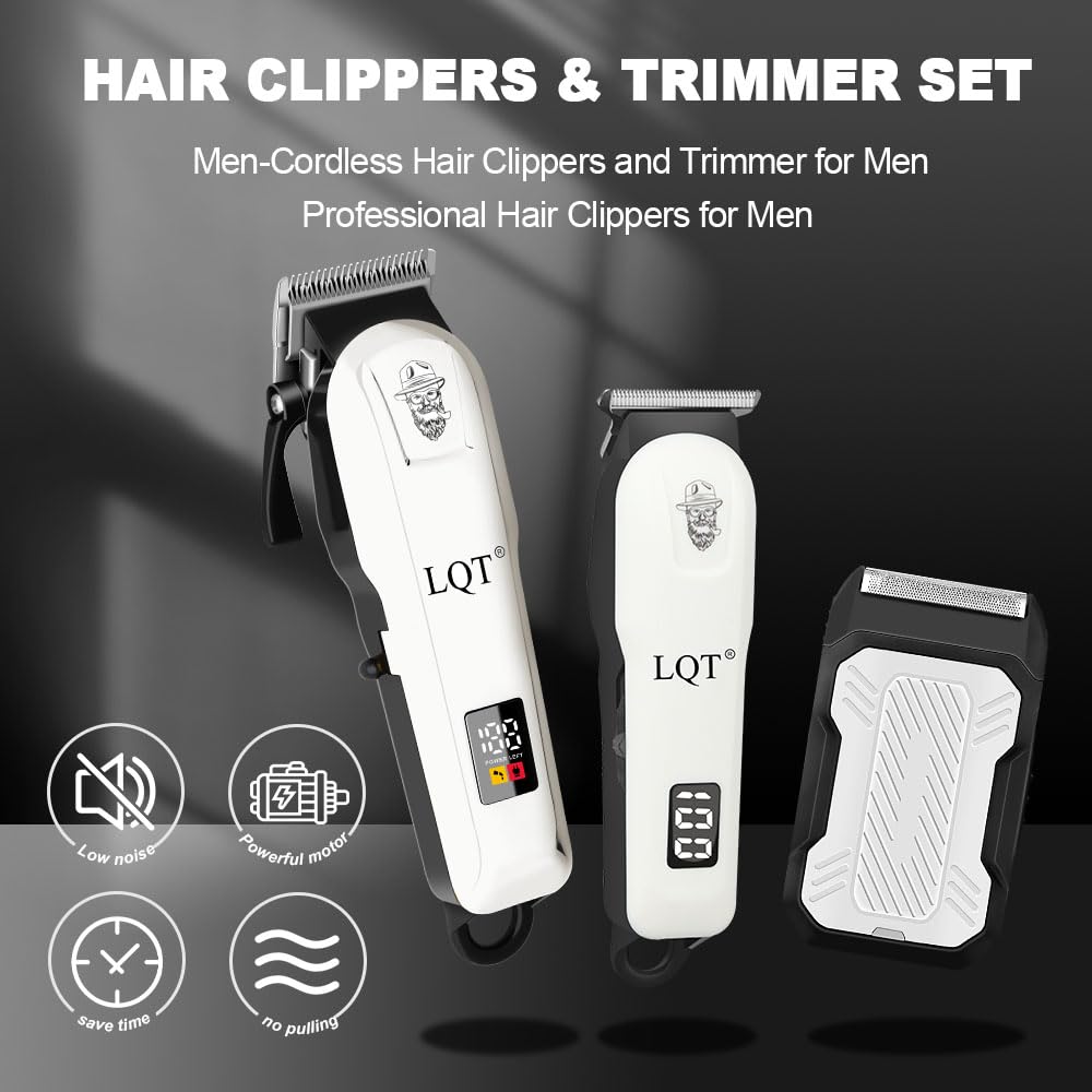 LQT Zero-Clearance Trimmer close-up for precise beard and sideburn detailing.