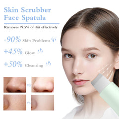 LRUFOB Skin Scrubber manual mode enables gentle, precise cleansing around the nose.