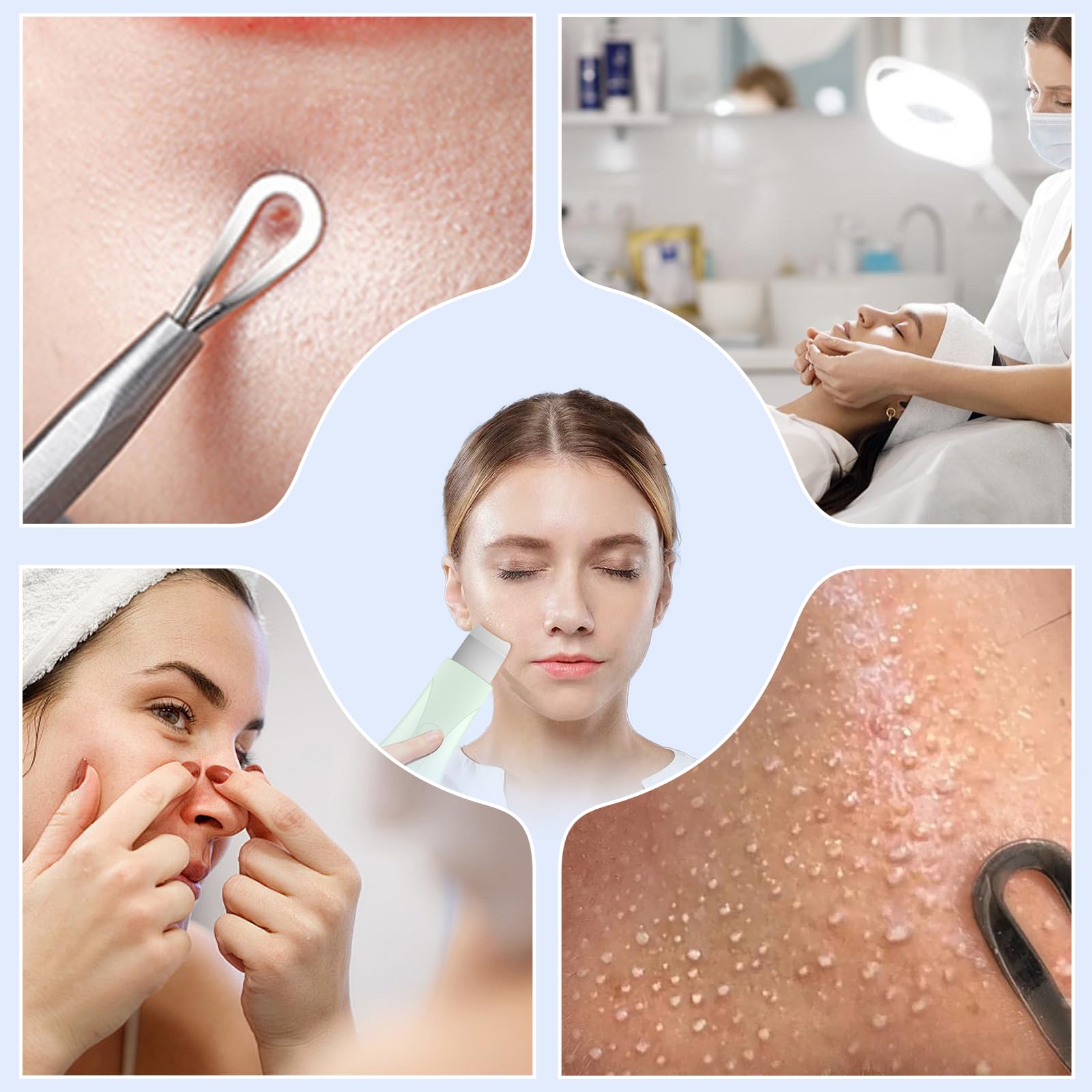 LRUFOB Skin Scrubber fits a travel case for on-the-go skincare.