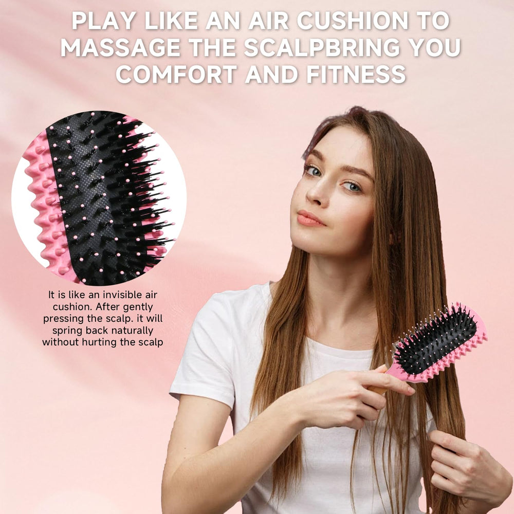 LSKHJT edge-control and teasing comb for sleek slick-backs