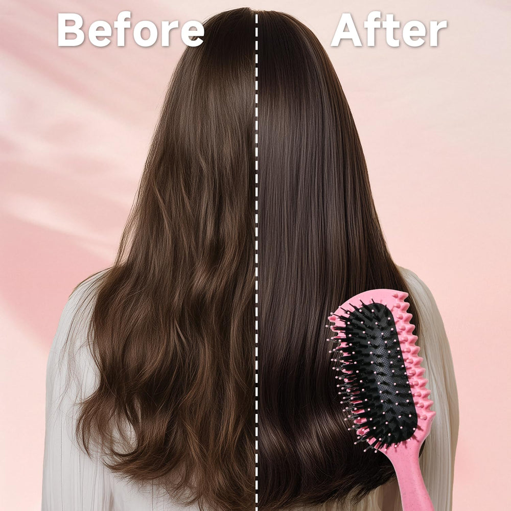LSKHJT portable travel curl brush for on-the-go styling