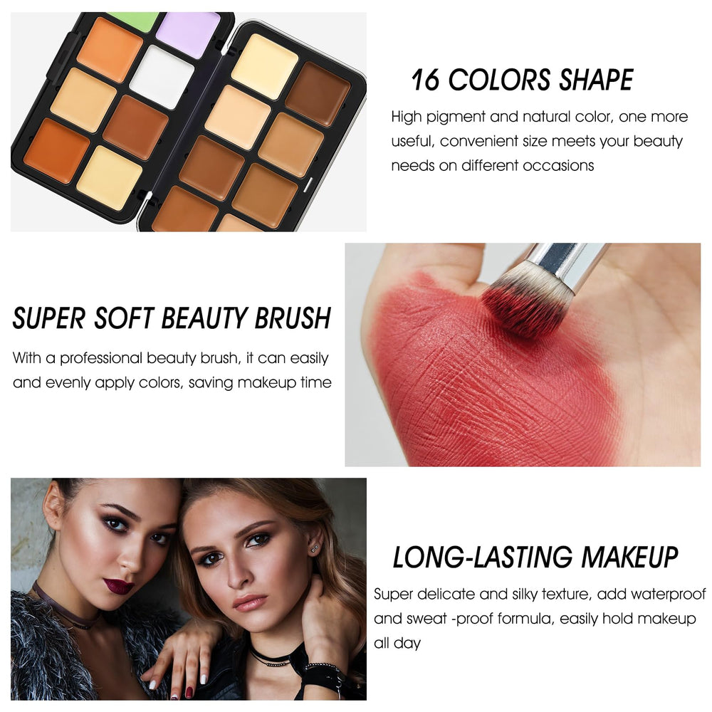 LSxia contour and concealer shades swatched for natural definition