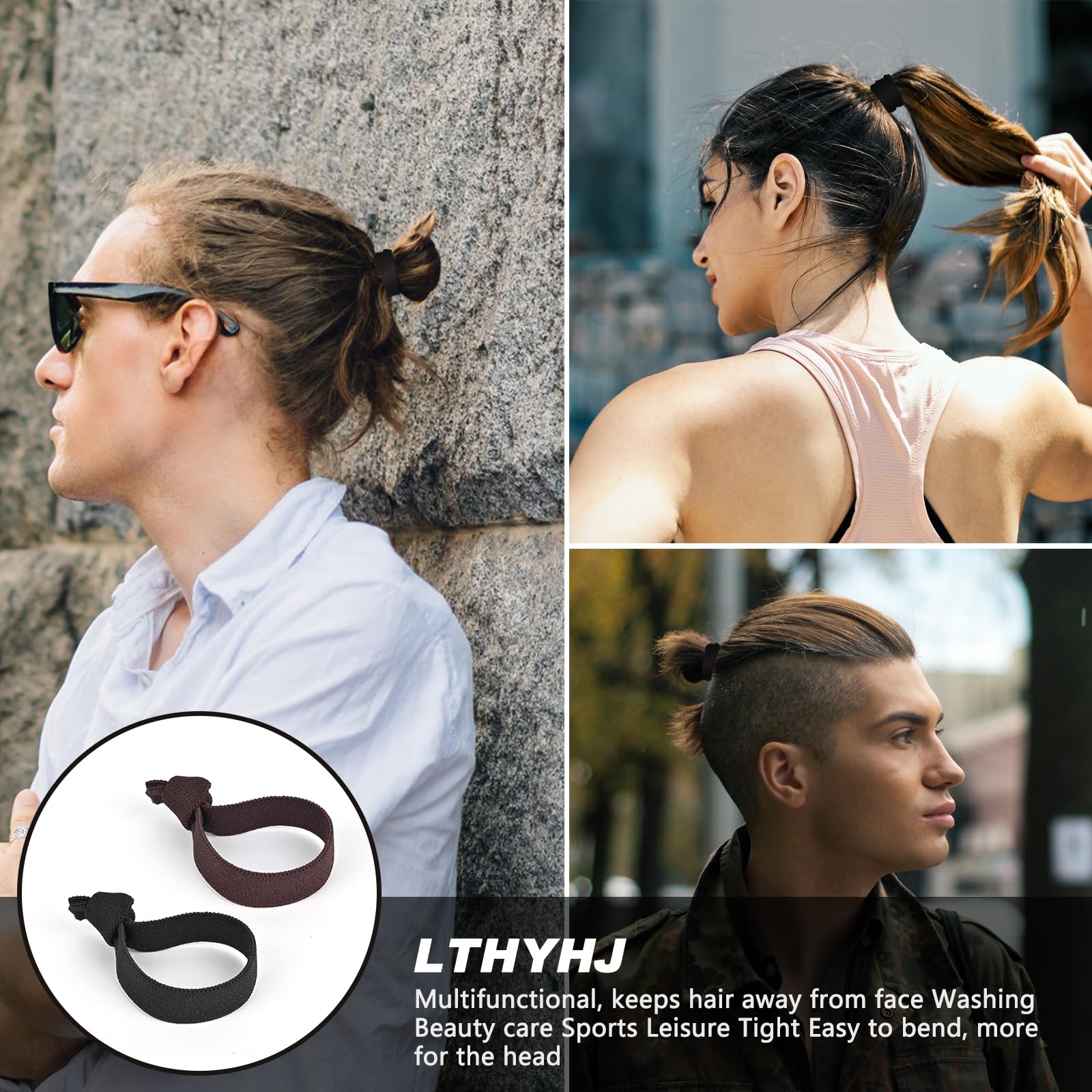 Banda LTHYHJ para yoga, suave y flexible