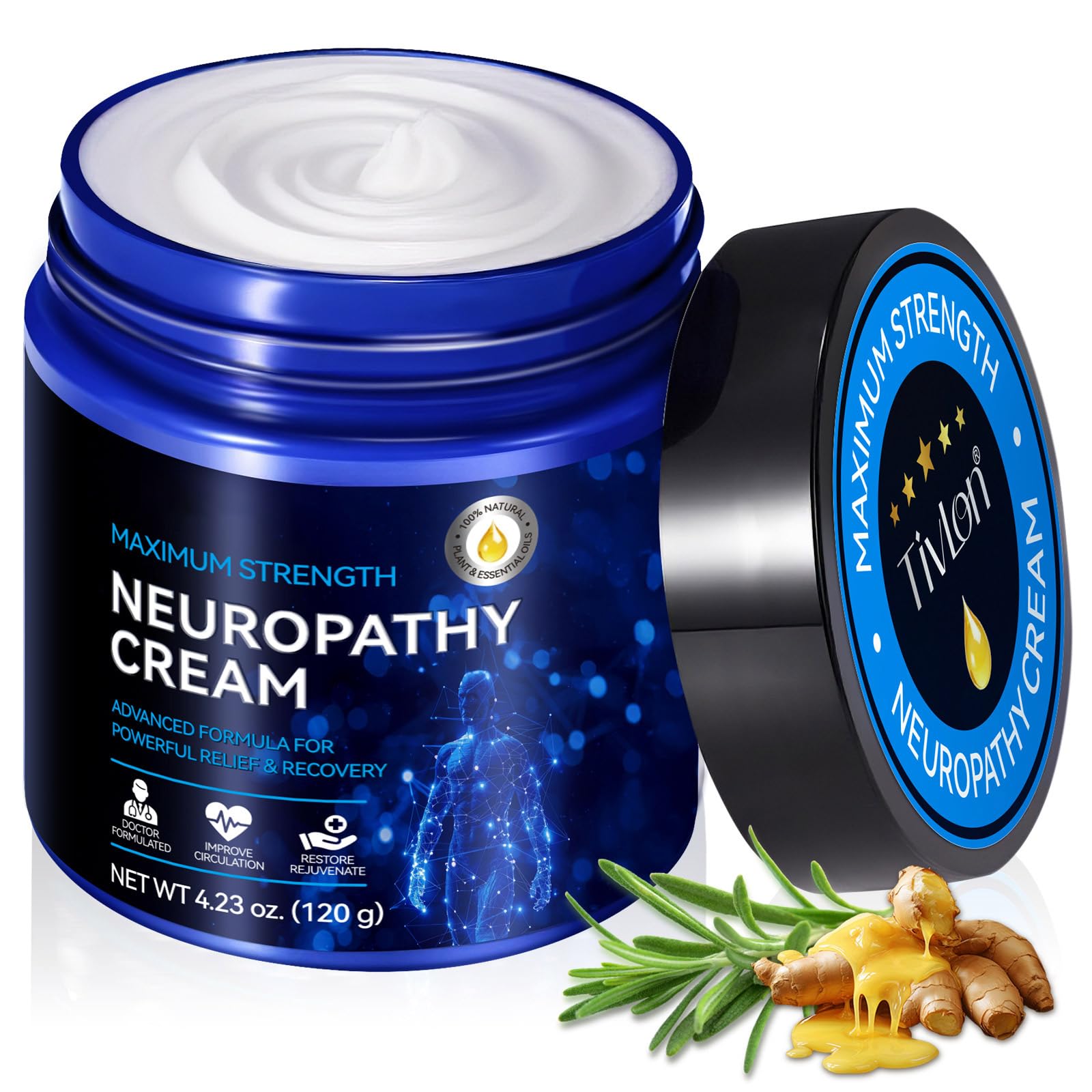 LTQXGT crema alivia nervios con textura ligera para uso diario.